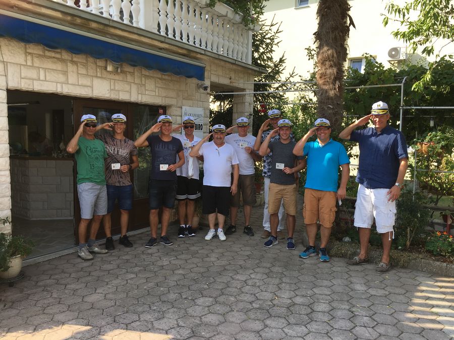 Skipper Club, praktični dio ispita